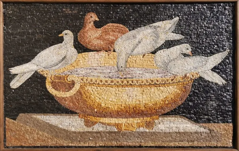 Modern abstract mosaic for contemporary feature walls